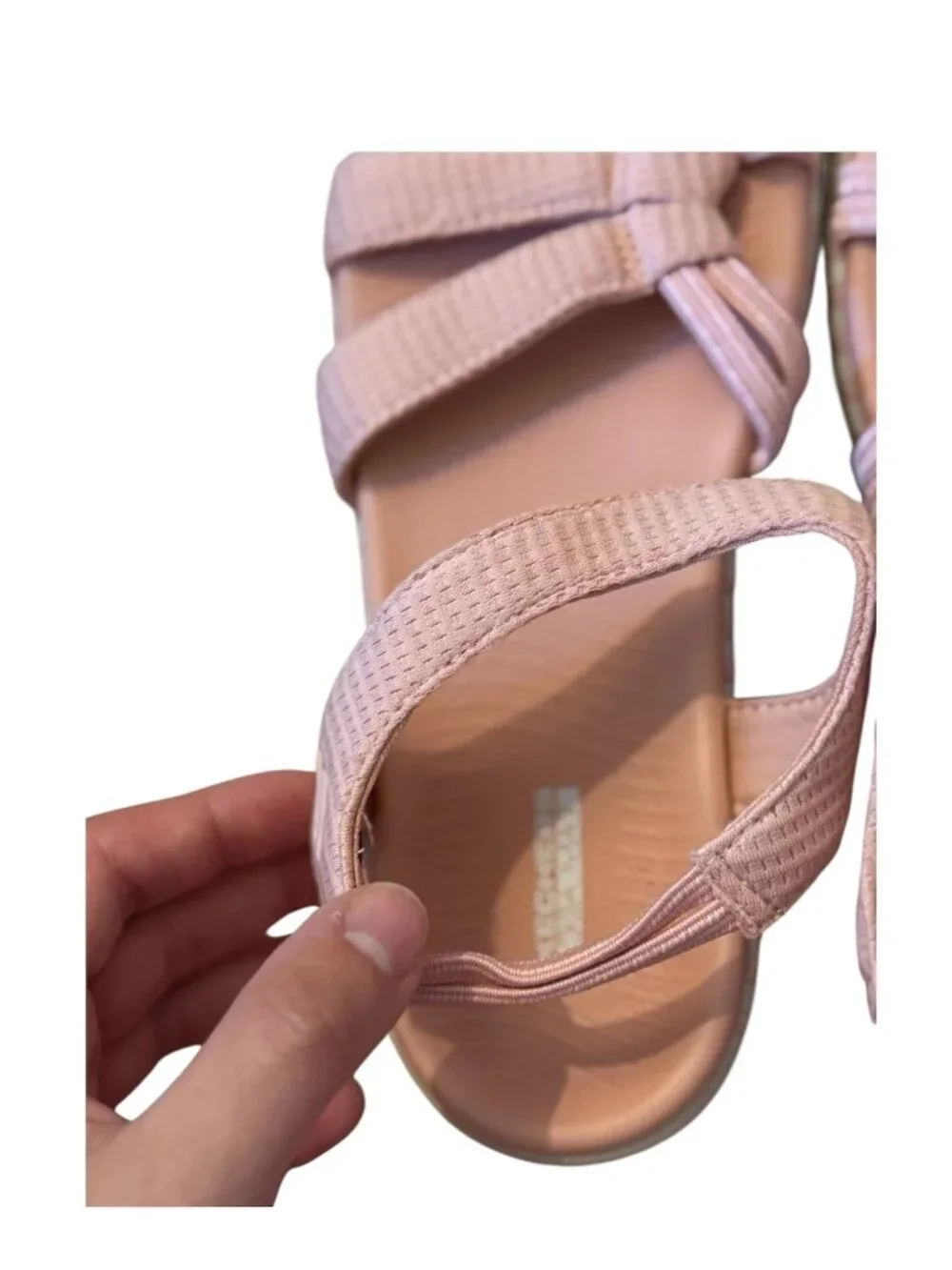 Skechers GOwalk Pink Sport Sandals Womens US 6 EU 36 Adjustable Comfort Shoes